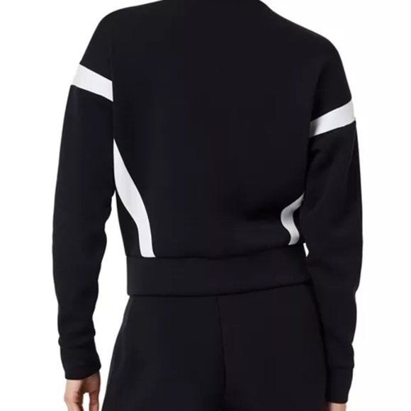 SPANX- AirEssentials Striped Track Jacket, Small - Picture 2 of 6